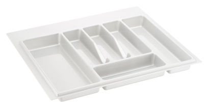 Лоток для столовых приборов 600 мм белый пластик